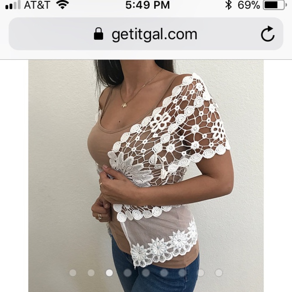 Crochet over piece